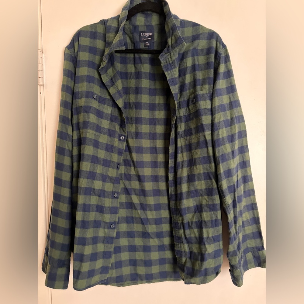 Lot of 5 J.Crew Flannel Shirts Size XL